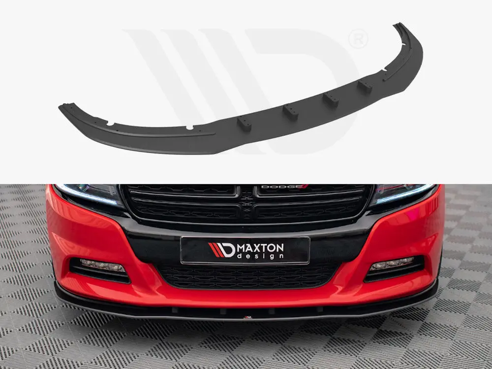 Maxton Design Street Pro Front Splitter Dodge Charger Rt Mk7 Facelift 1