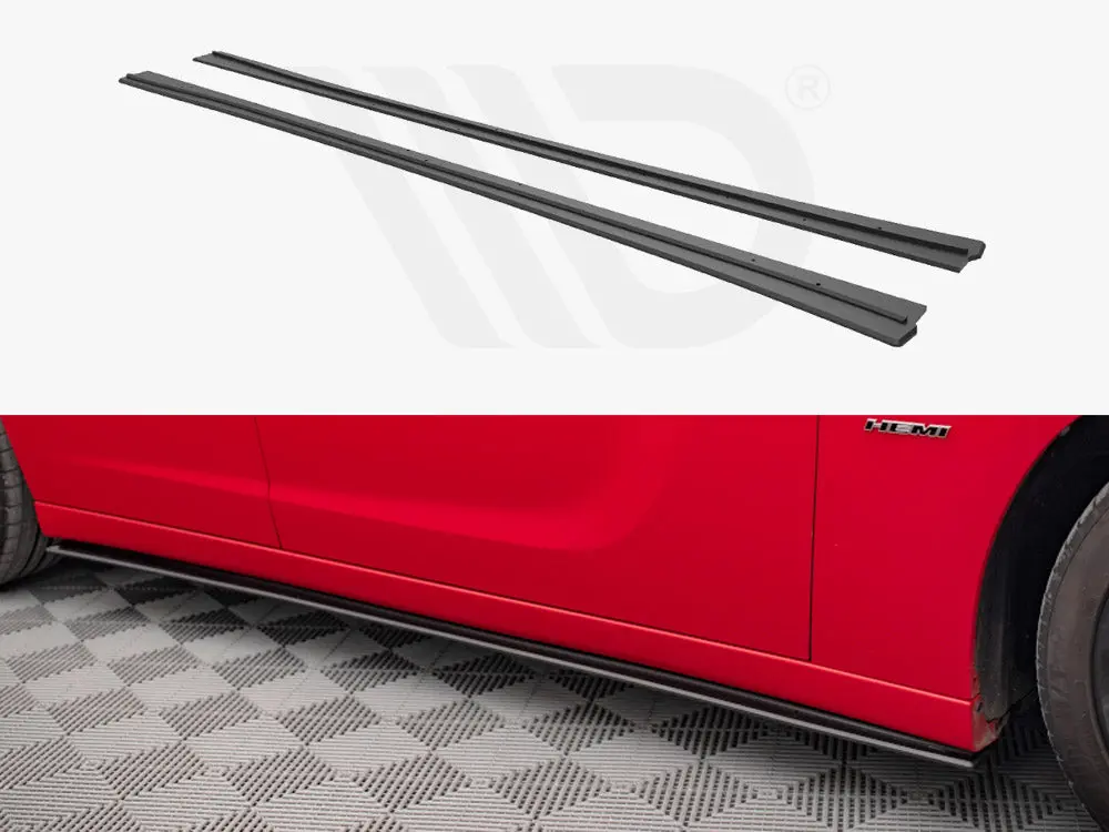 Maxton Design Street Pro Side Skirts Diffusers Dodge Charger Rt Mk7 Facelift 1