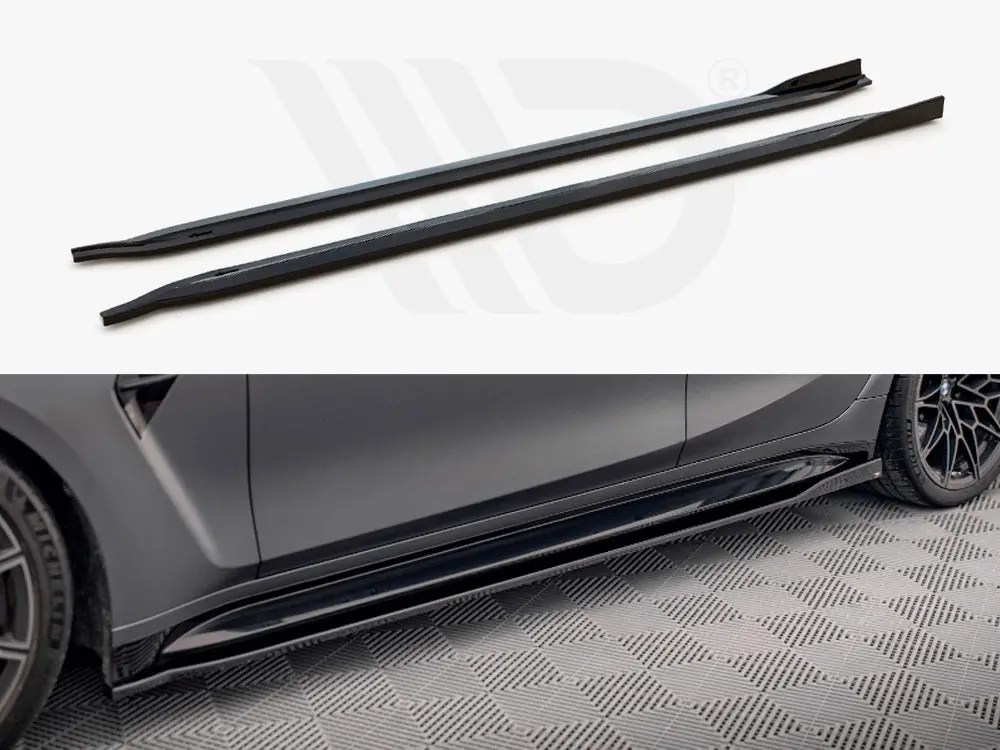 Maxton Design Side Skirts Diffusers V.2 Bmw M3 G80 (2021-) 1