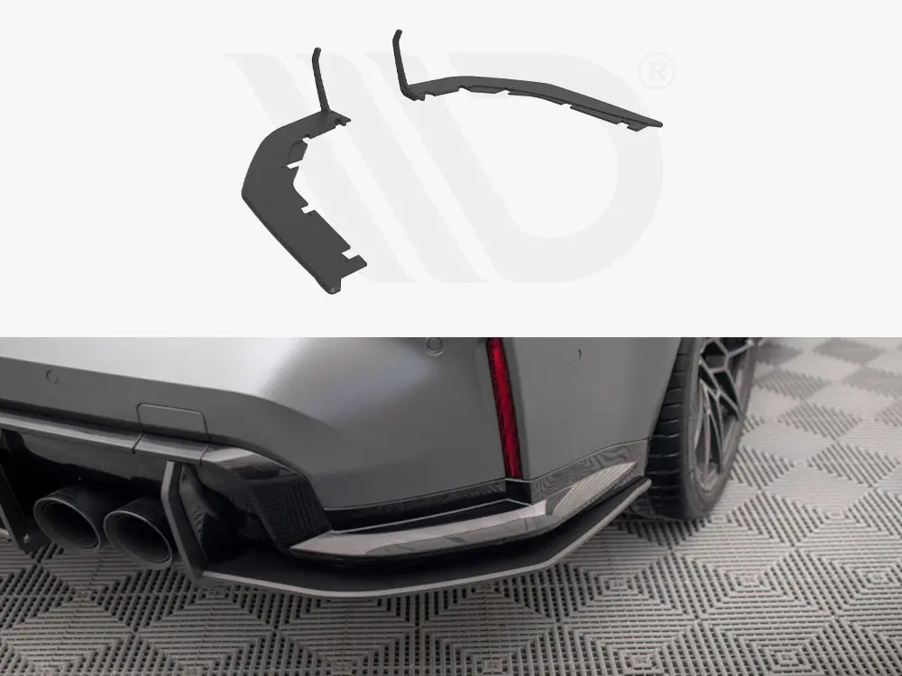Maxton Design Street Pro Rear Side Splitters V.1 Bmw M3 Sedan / Touring G80 / G81 1