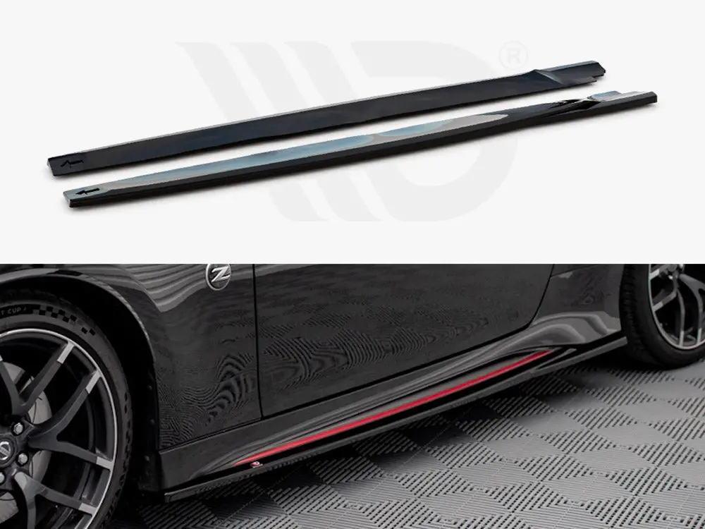 Maxton Design Side Skirts Diffusers V.2 Nissan 370Z Nismo Facelift (2014-2020) 1