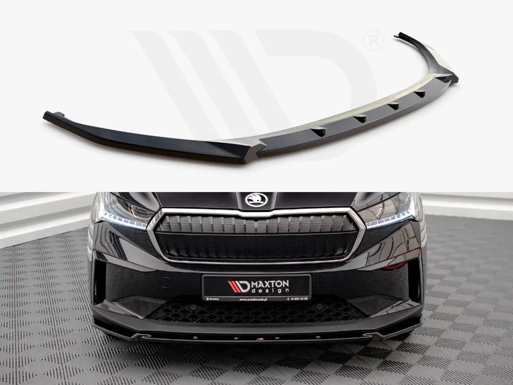 Front Splitter V.2 Skoda Enyaq Iv (2020-) 1