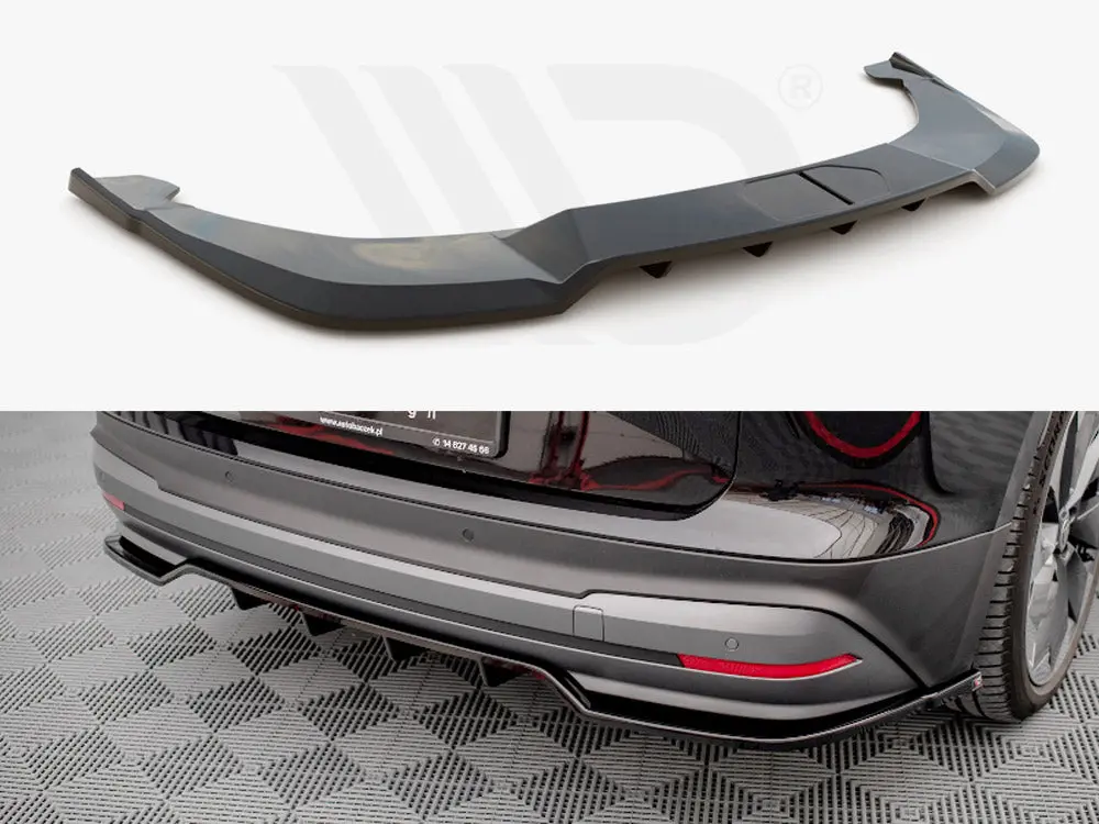 Central Rear Splitter (Vertical Bars) Skoda Enyaq Iv (2020-) 1