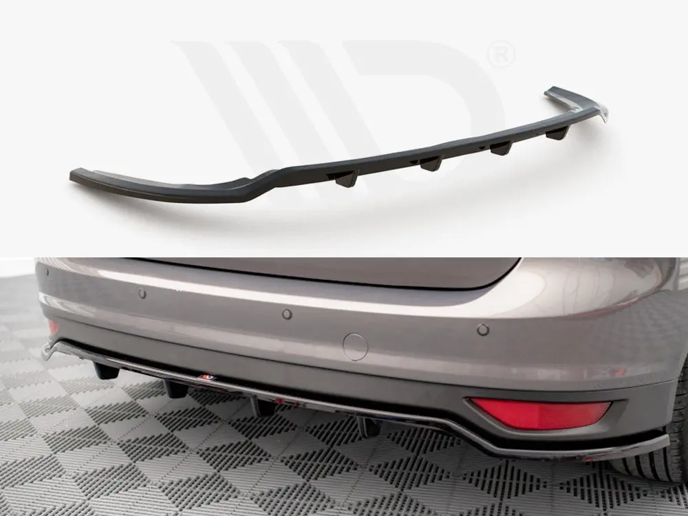 Central Rear Splitter (Vertical Bars) Ford C-Max Mk2 (2010-2014) 1