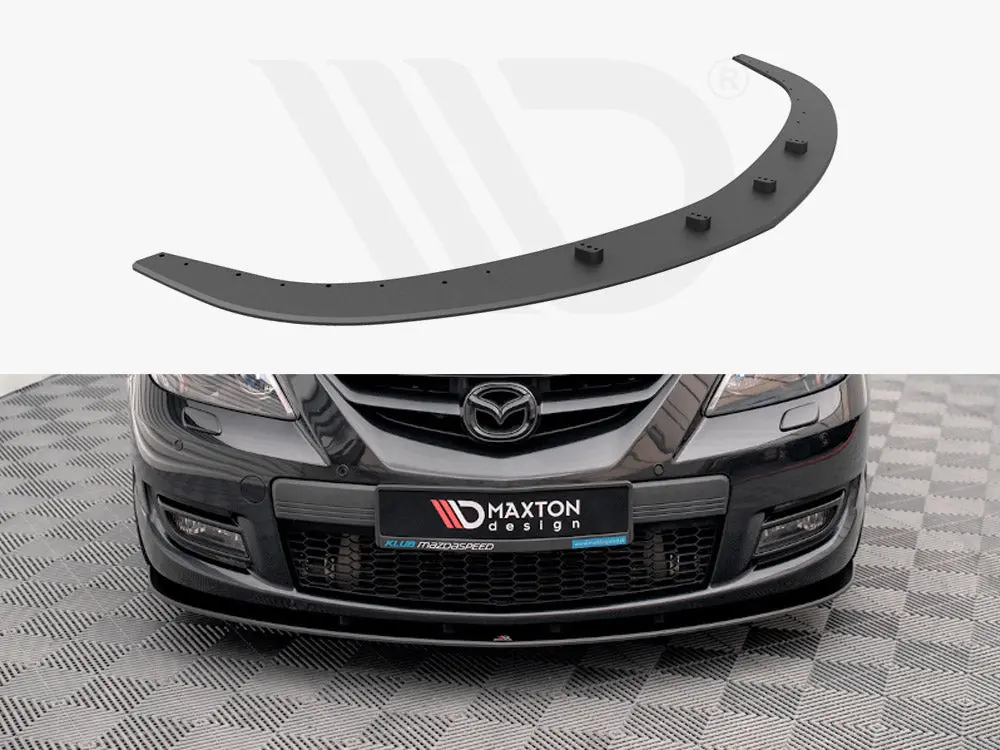 Maxton Design Street Pro Front Splitter Mazda 3 Mps Mk1 1