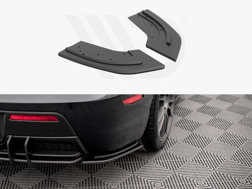 Maxton Design Street Pro Rear Side Splitters Mazda 3 Mps Mk1 Us-Spec Version 1