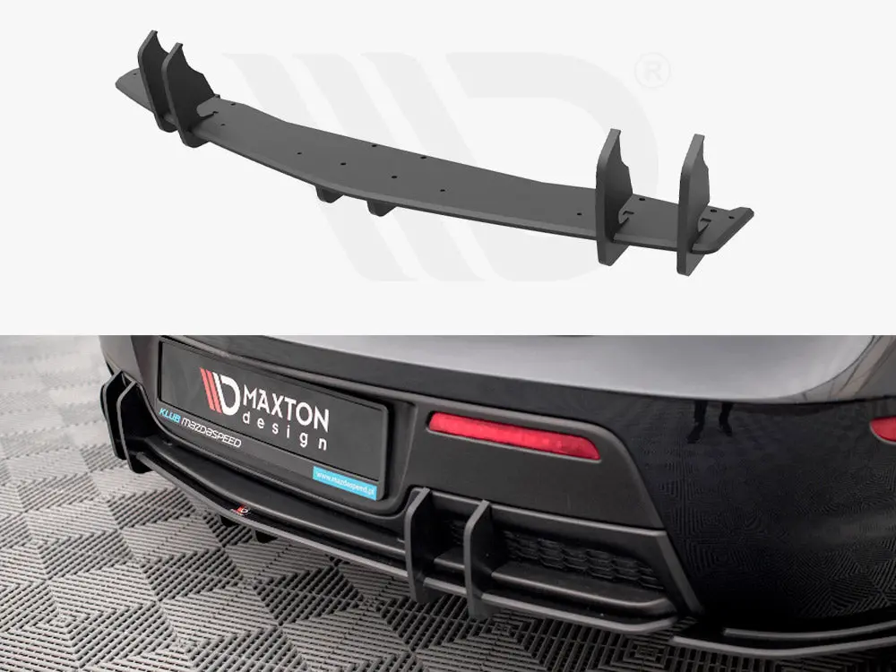 Maxton Design Street Pro Rear Diffuser Mazda 3 Mps Mk1 Us-Spec Version 1