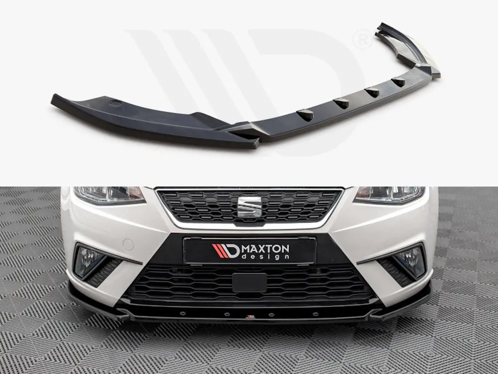 Maxton Design Front Splitter V.2 Seat Ibiza Mk5 (2017-2021) 1