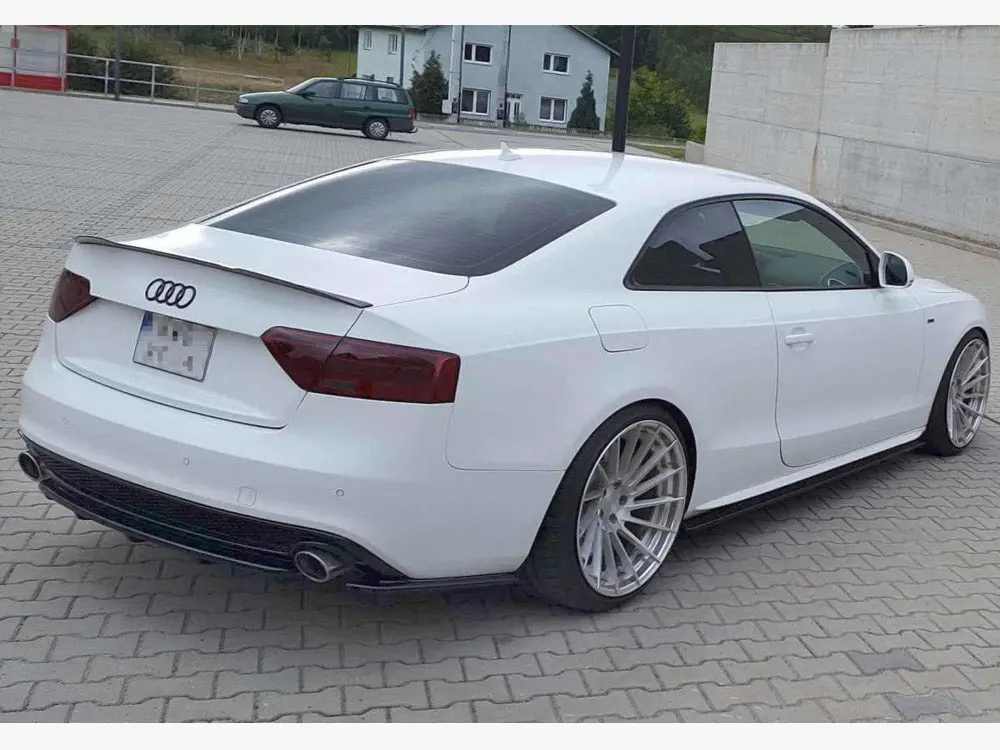 Maxton Design Central Rear Splitter (Vertical Bars) Audi A5 S-Line 8T Fl Coupe / Sportback (2011-2016) 2