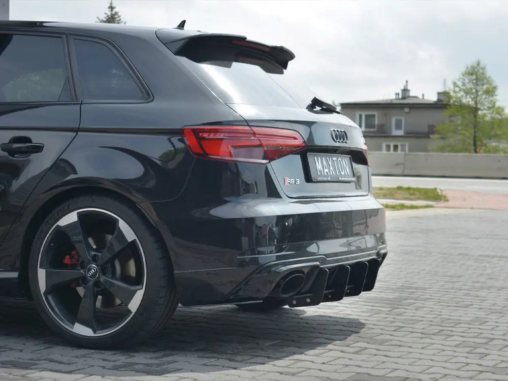 Maxton Design Rear Diffuser V.1 Audi Rs3 8V Facelift Sportback (2017-20) 1