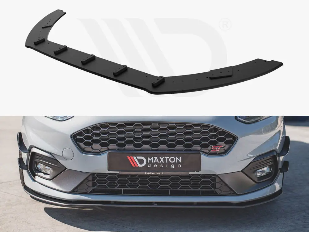 Maxton Design Racing Durability Front Splitter Ford Fiesta Mk8 St / St-Line (2017-) 1