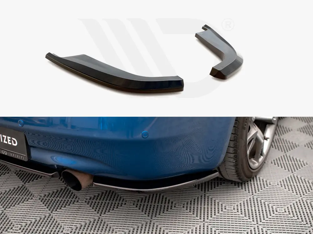 Rear Side Splitters Infiniti G37 Coupe 1