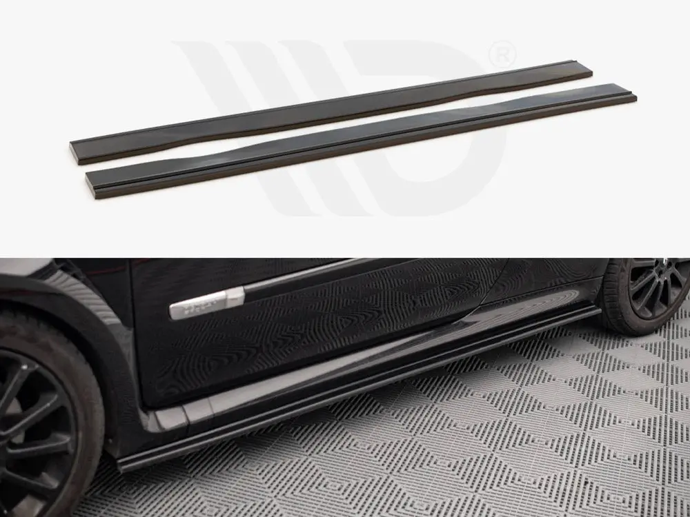Maxton Design Side Skirts Diffusers Renault Clio Mk3 Rs (2006-2012) 1