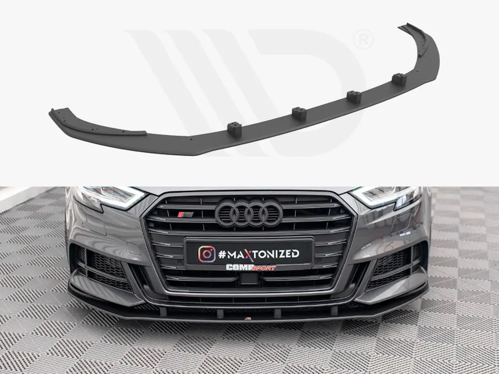 Maxton Design Street Pro Front Splitter Audi S3 Sportback 8V Facelift 1