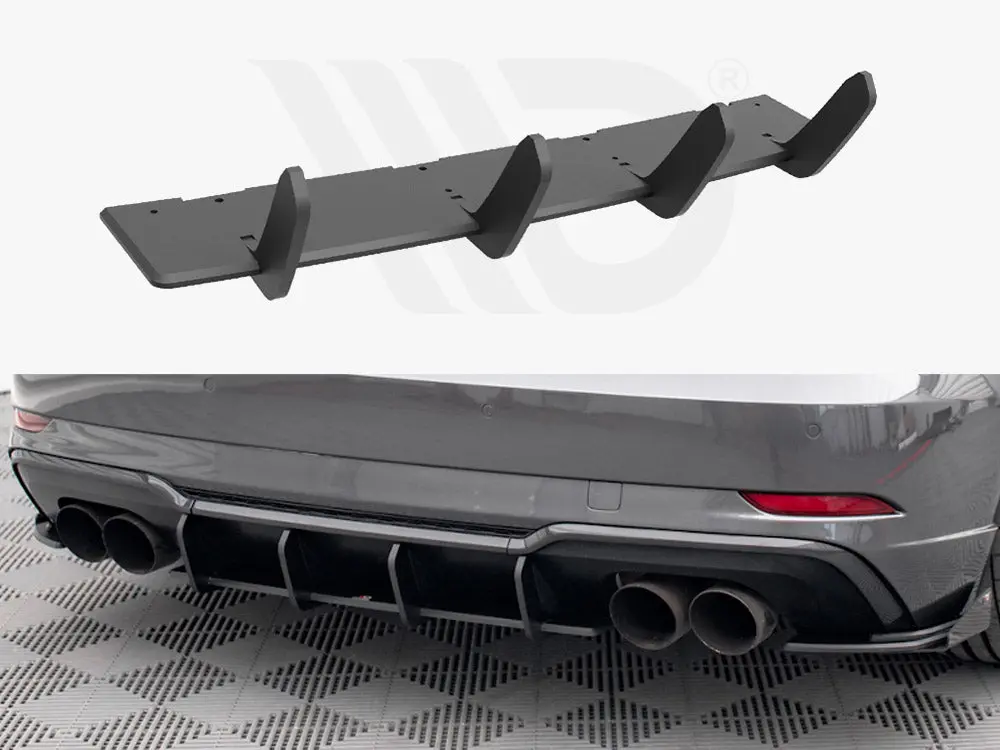Maxton Design Street Pro Rear Diffuser Audi S3 Sportback 8V Facelift 1