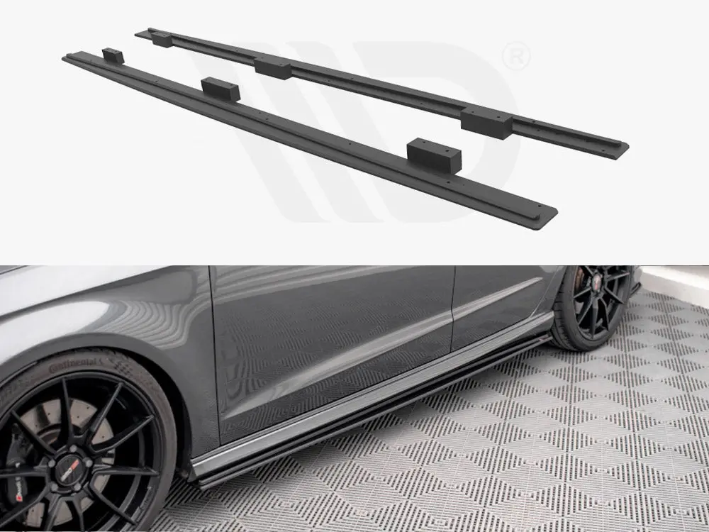 Maxton Design Street Pro Side Skirts Diffusers Audi S3 Sportback 8V Facelift 1
