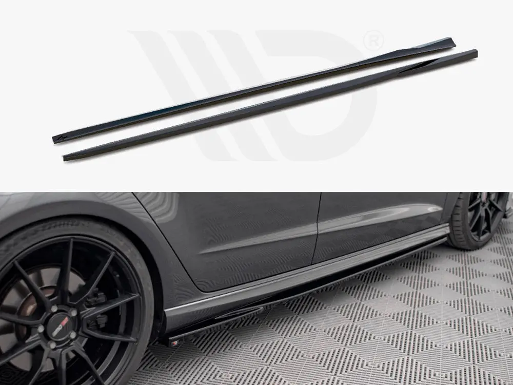 Maxton Design Side Skirts Diffusers Audi S3 Sportback 8V Facelift 1