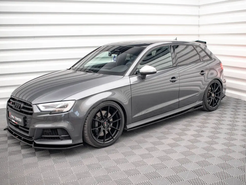 Maxton Design Side Skirts Diffusers Audi S3 Sportback 8V Facelift 2