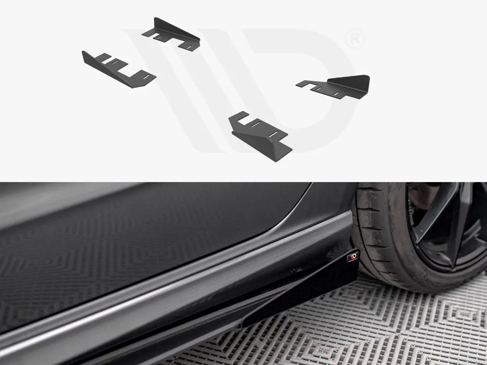Maxton Design Side Flaps Audi S3 / A3 S-Line Sportback 8V Facelift 1