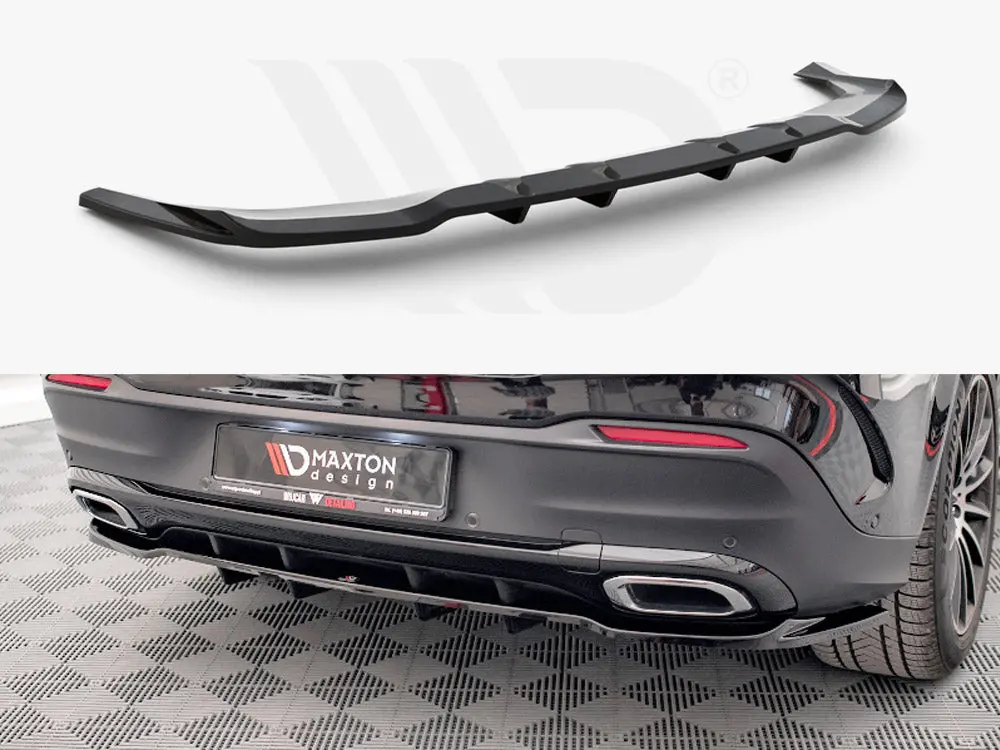 Central Rear Splitter (Vertical Bars) Mercedes Gle Coupe Amg Line C167 1
