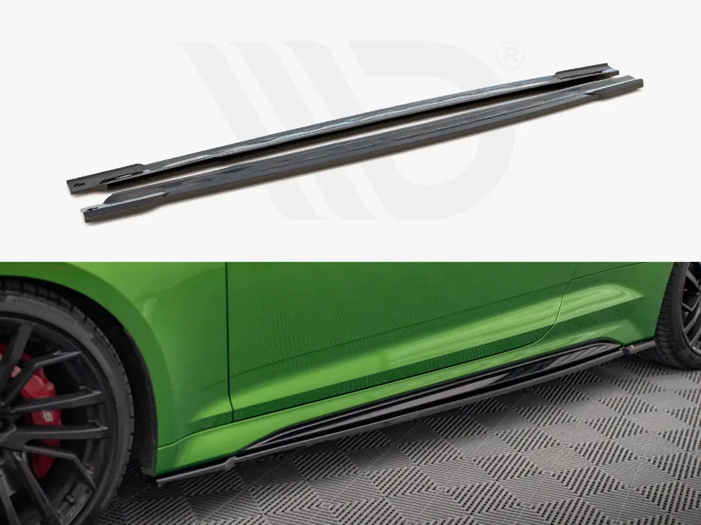 Maxton Design Side Skirts Diffusers Audi Rs5 Coupe B9 F5 Facelift 1