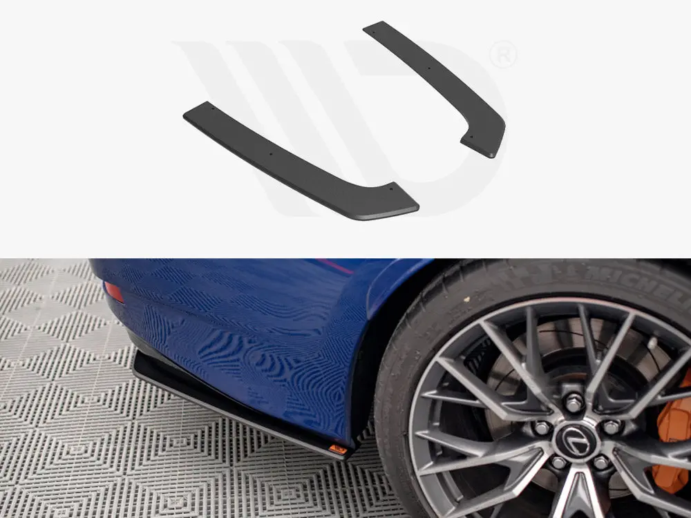 Maxton Design Street Pro Rear Side Splitters Lexus Gs F Mk4 Facelift 1