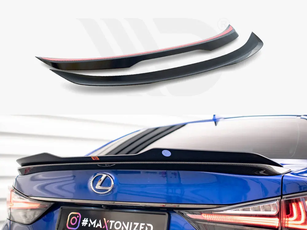 Maxton Design Spoiler Cap Lexus Gs F Mk4 Facelift 1