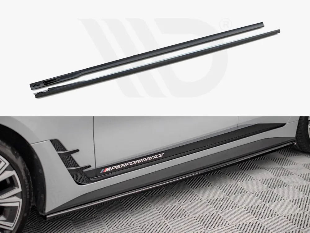 Maxton Design Side Skirts Diffusers V.1 Bmw 4 Gran Coupe M-Pack / M440i G26 1