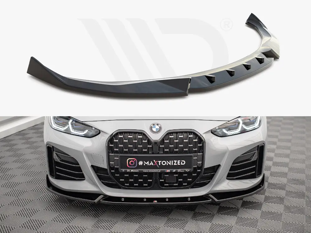 Front Splitter V.2 Bmw 4 / I4 Gran Coupe M-Pack / M440i G26 1