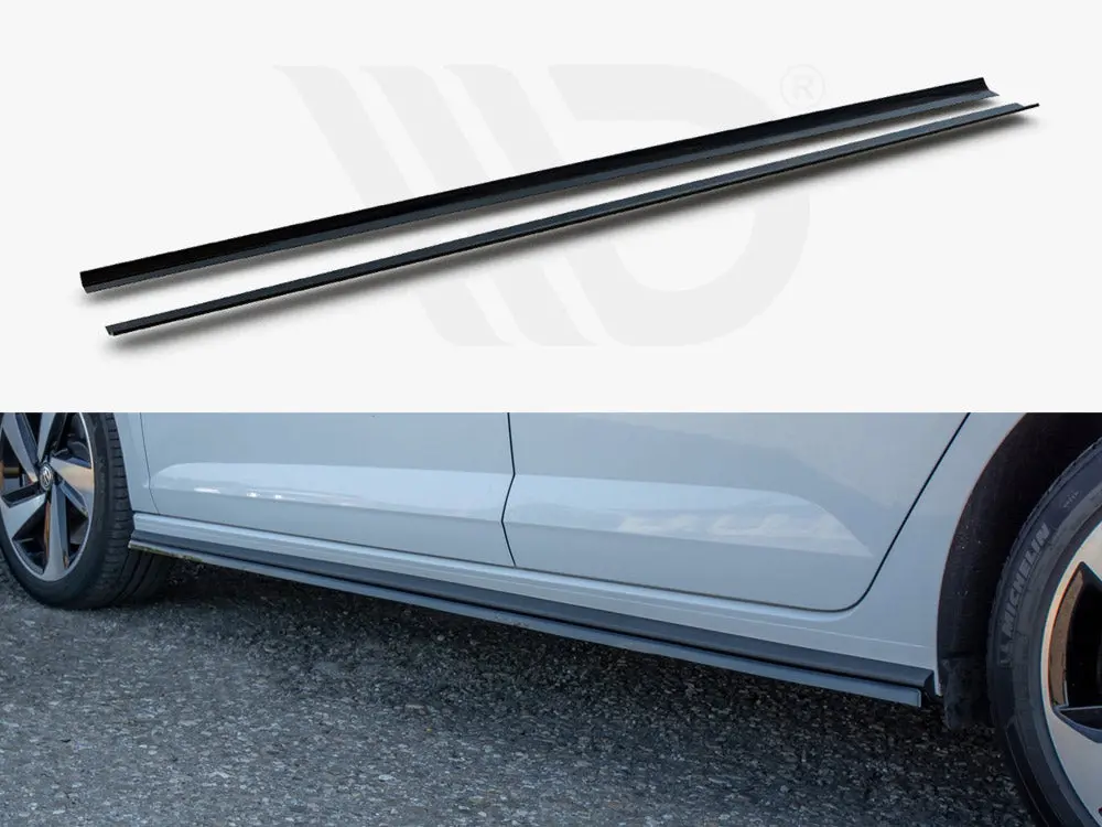 Maxton Design Side Skirts Diffusers Vw Polo Mk6 Gti (2017-2021) 1