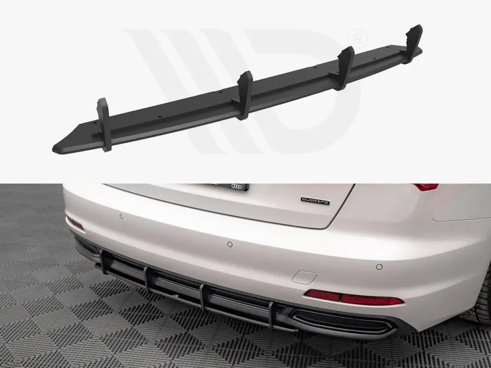Maxton Design Street Pro Rear Diffuser Audi A6 C8 1