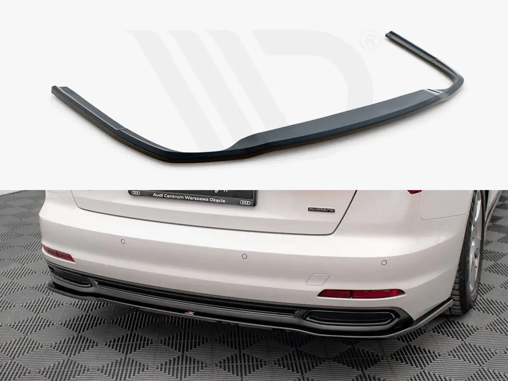 Central Rear Splitter Audi A6 C8 1