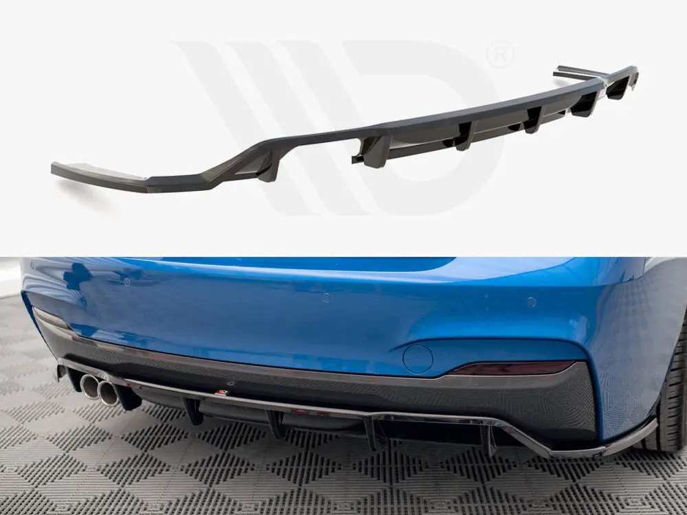 Central Rear Splitter (Vertical Bars) Bmw 2 M-Pack F22 1