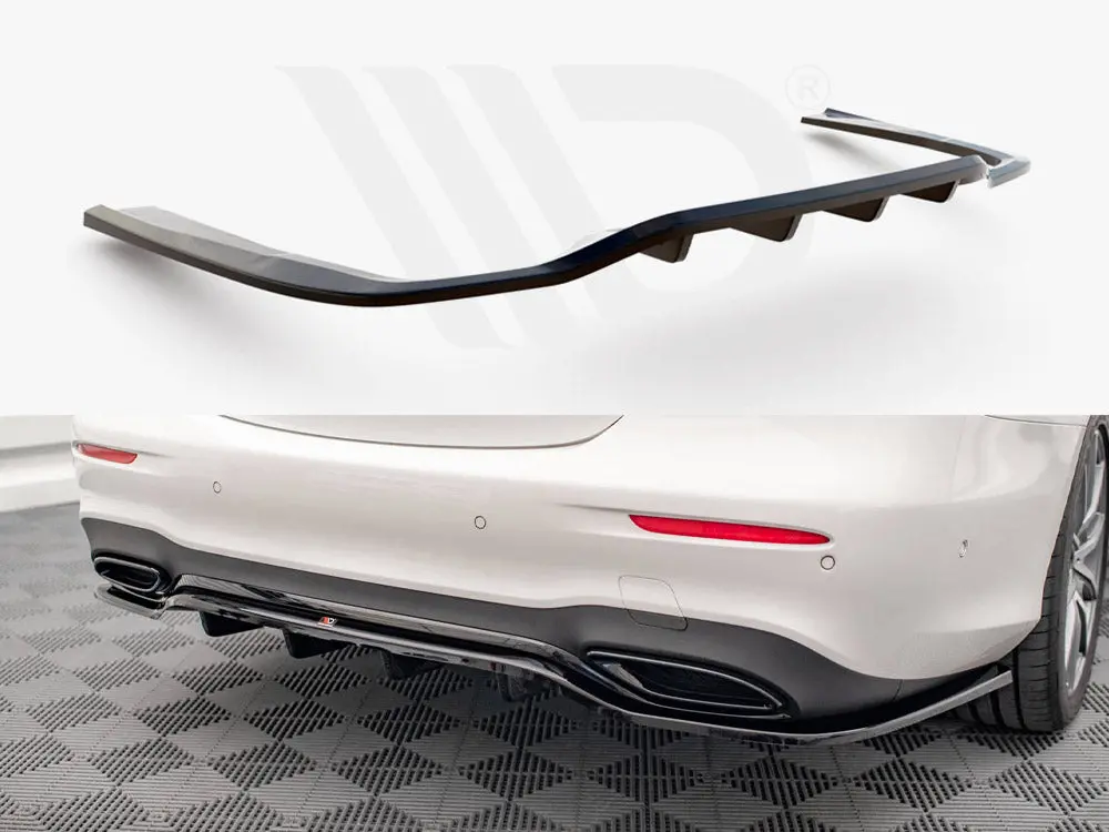 Central Rear Splitter (Vertical Bars) Mercedes E Amg Line W213 Facelift 1