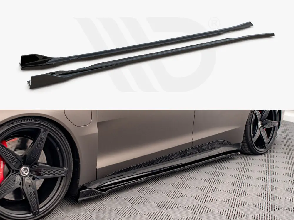 Side Skirts Diffusers V.2 Audi E-Tron Gt / Rs Gt Mk1 1