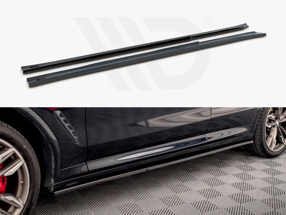 Maxton Design Side Skirts Diffusers V.1 Bmw X3 M40d / M40i / M-Pack G01 1