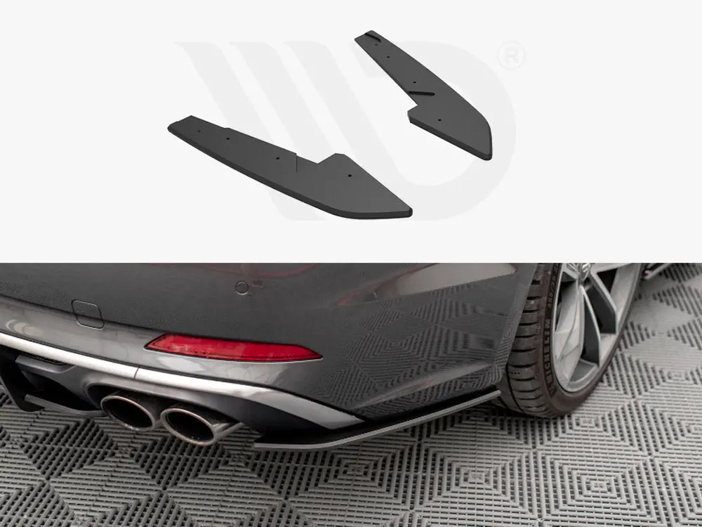 Maxton Design Street Pro Rear Side Splitters Audi S5 Sportback F5 1