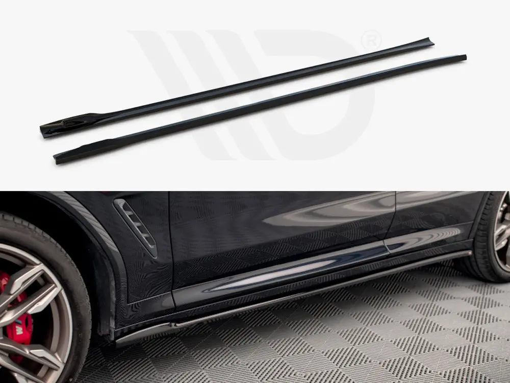 Side Skirts Diffusers V.2 Bmw X3 M40d / M40i / M-Pack G01 1