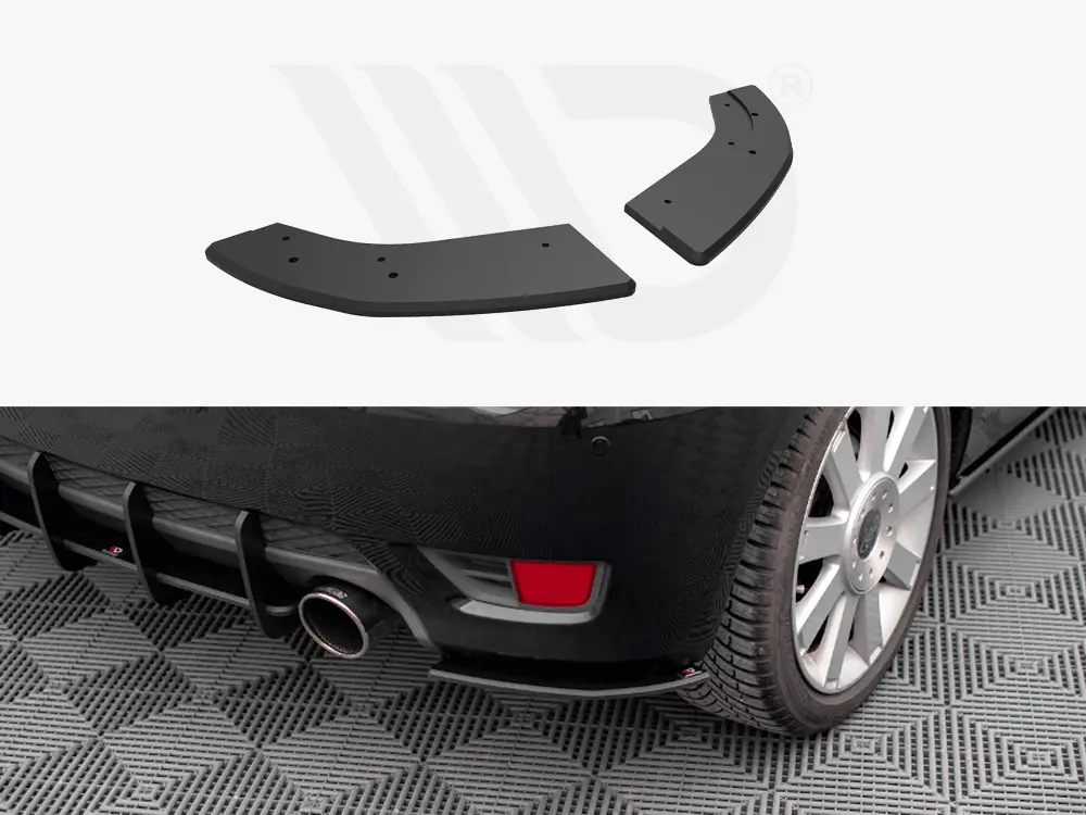 Maxton Design Street Pro Rear Side Splitters Ford Fiesta St Mk6 1