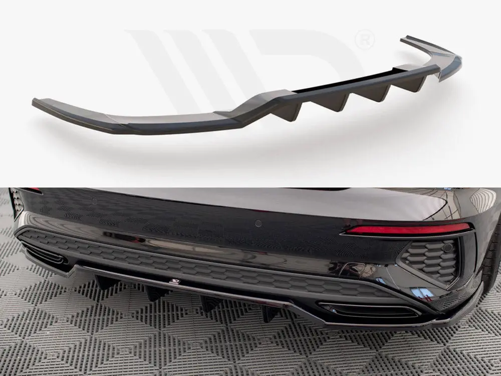 Central Rear Splitter (Vertical Bars) Audi A3 S-Line Sedan 8Y 1