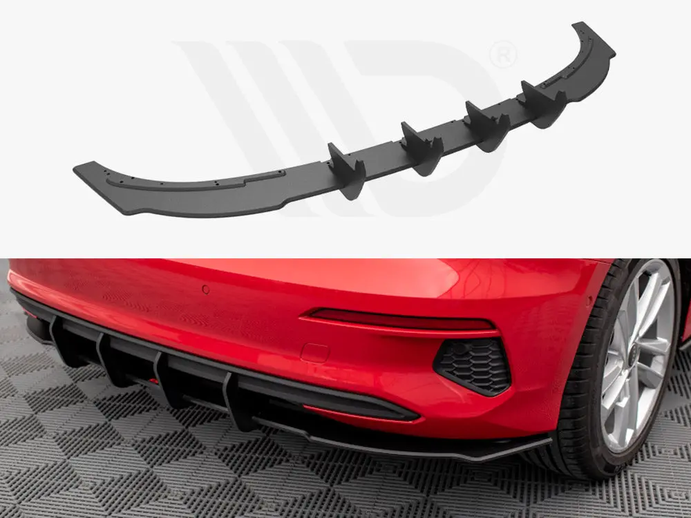 Maxton Design Street Pro Rear Diffuser Audi A3 Sportback 8Y 1