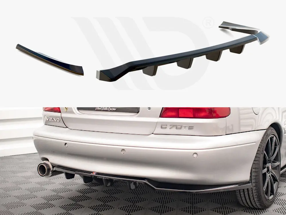 Central Rear Splitter (Vertical Bars) Volvo C70 Mk1 1