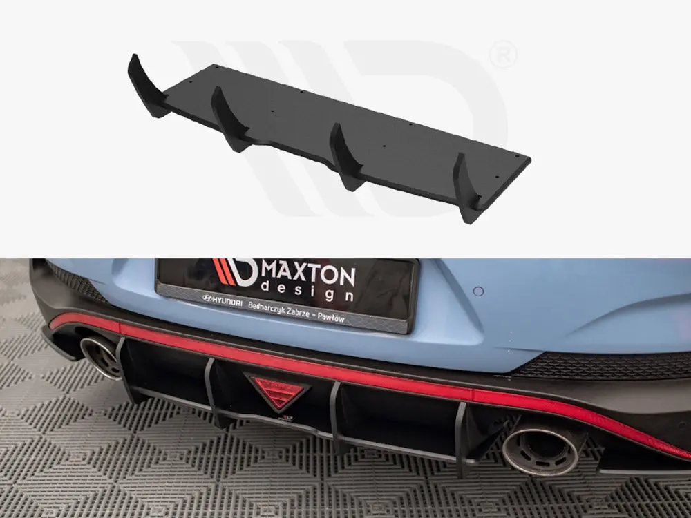 Maxton Design Street Pro Rear Diffuser Hyundai I30 N Fastback Mk3 Facelift 1