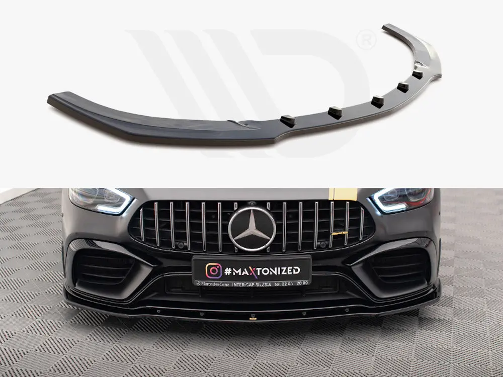 Maxton Design Front Splitter V.2 Mercedes Amg Gt 63S 4-Door Coupe Aero 1