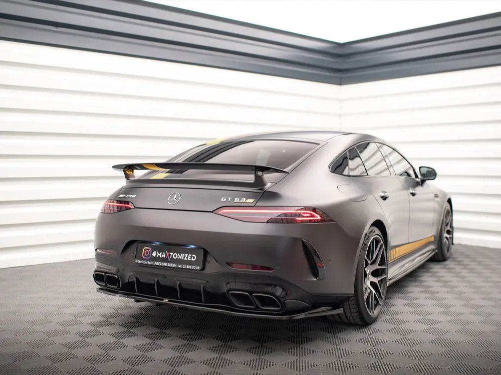 Central Rear Splitter (Vertical Bars) Mercedes Amg Gt 63S 4-Door Coupe Aero 2