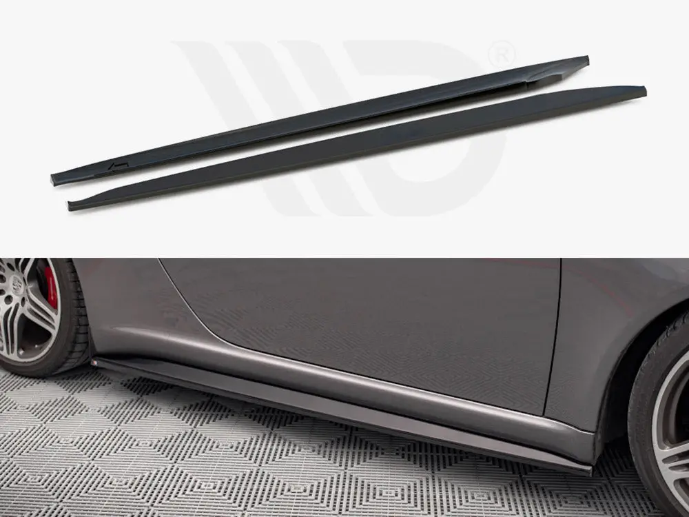 Side Skirts Diffusers Porsche 911 Carrera / Carrera Gts 997 Facelift 1