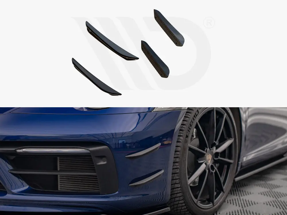 Front Bumper Wings (Canards) Porsche 911 Carrera Aero 992 1