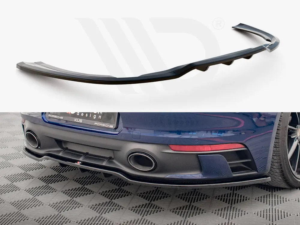 Central Rear Splitter (Vertical Bars) V.1 Porsche 911 Carrera Aero / Carrera Gts 992 1