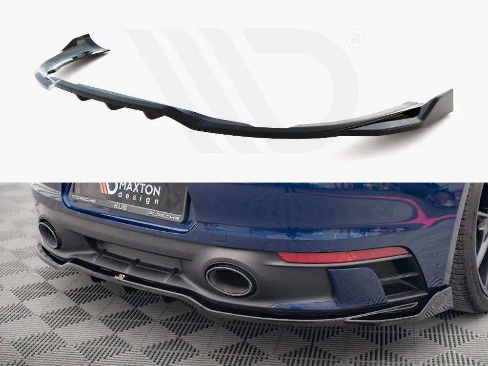 Central Rear Splitter (Vertical Bars) V.2 Porsche 911 Carrera Aero / Carrera Gts 992 1