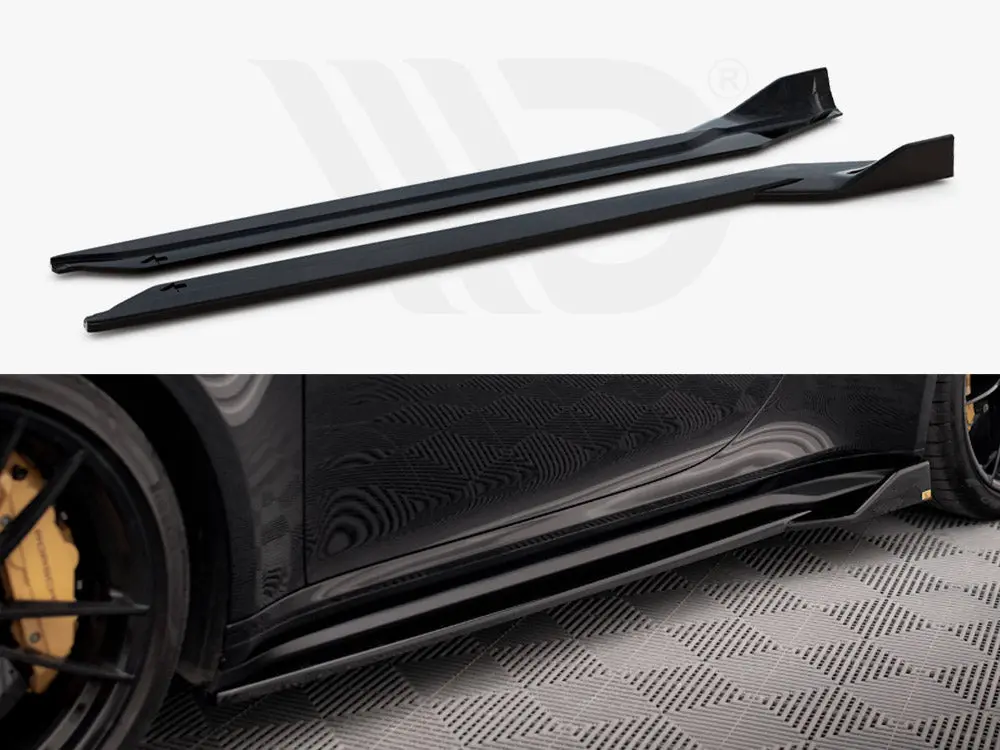 Side Skirts Diffusers Porsche 911 Turbo S 992 1